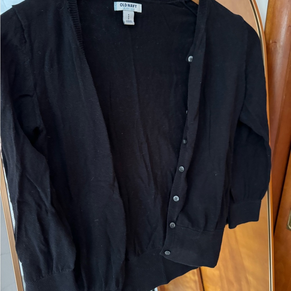 Old Navy Women's Classic Black Cardigan